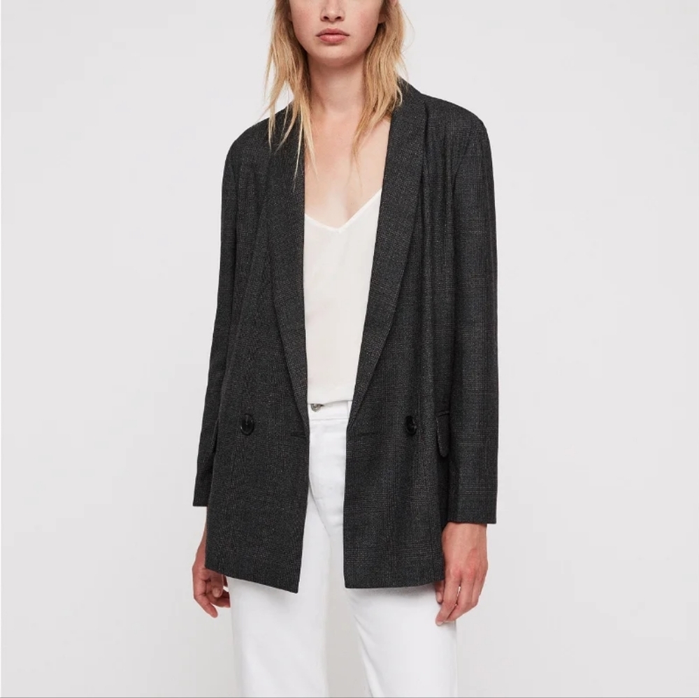 All Saints Charcoal Blazer